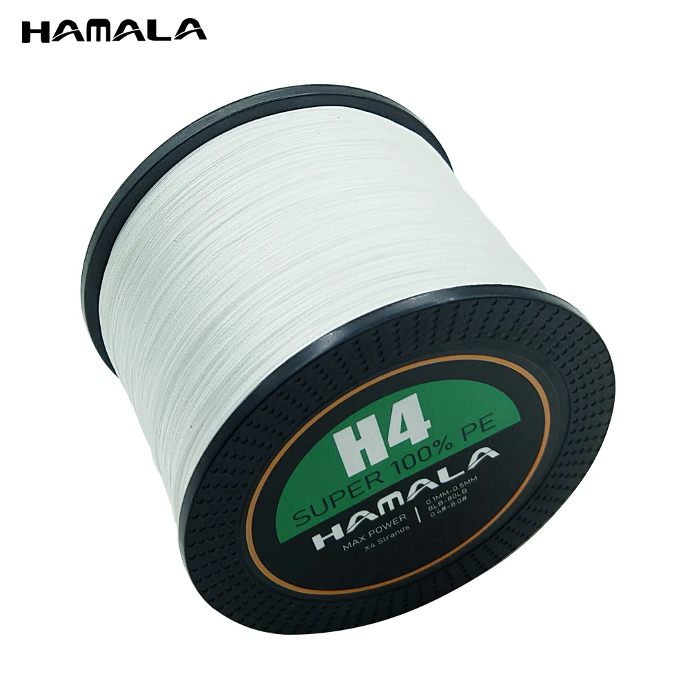 HAMALA 500 متر 300 متر 1000 متر 4 فروع PE مضفر سلك متعدد الفتيل اليابانية قوية خط الصيد متعدد الألوان