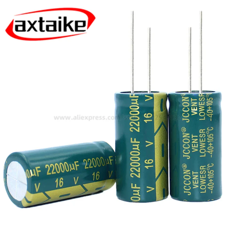 5PCS 18*40MM High Frequency Low ESR Aluminum Electrolytic Capacitor DIP 22000UF 16V 16V22000UF