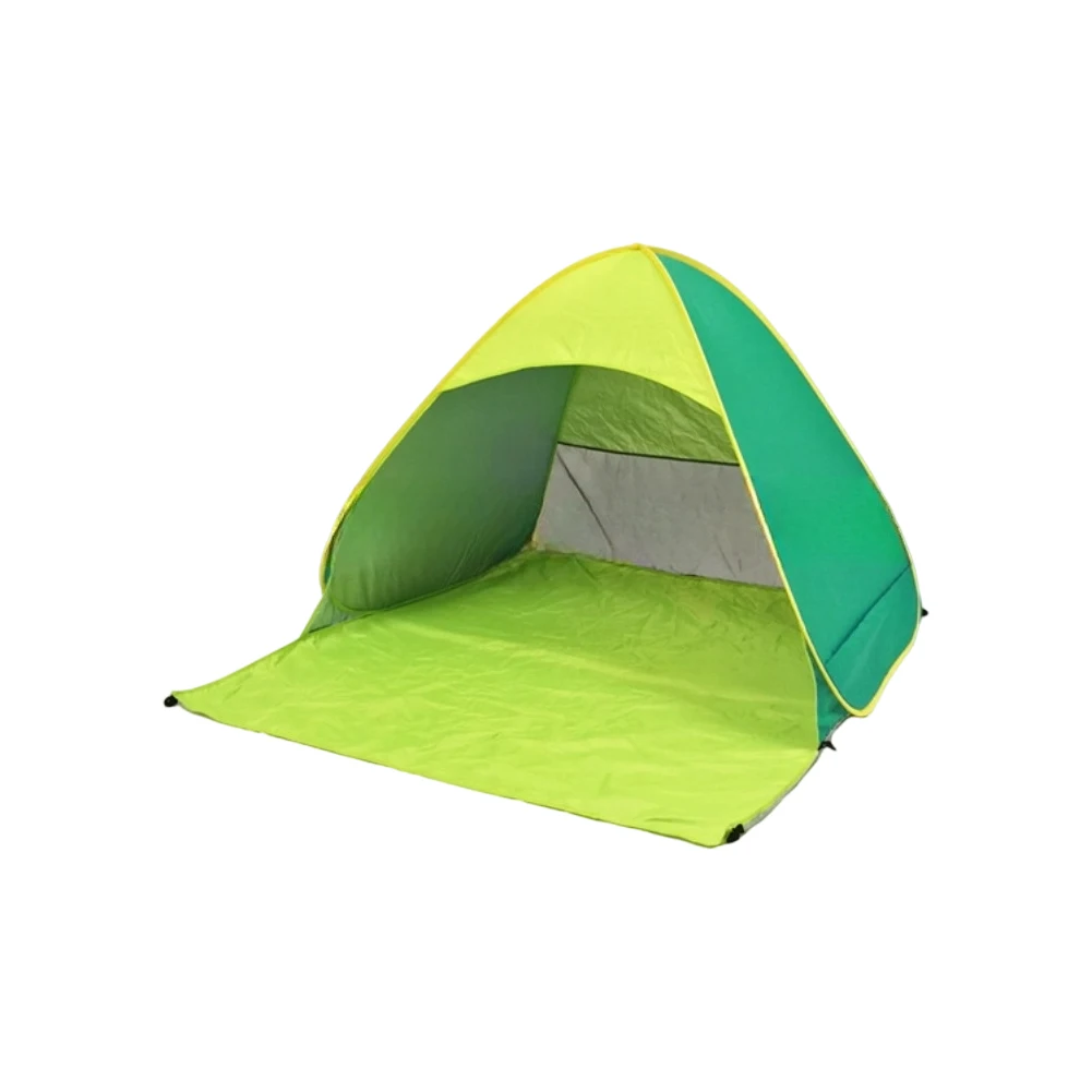 خيمة شاطئ أوتوماتيكية سريعة بعامل حماية من أشعة الشمس 50+ غطاء منبثق للتخييم والمشي لمسافات طويلة وصيد الأسماك والسفر العائلي في الهواء الطلق #2