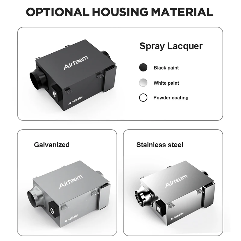 PM10J-350A Air flow 350 cubic meters/h Air filtration system Air purification ventilation fan