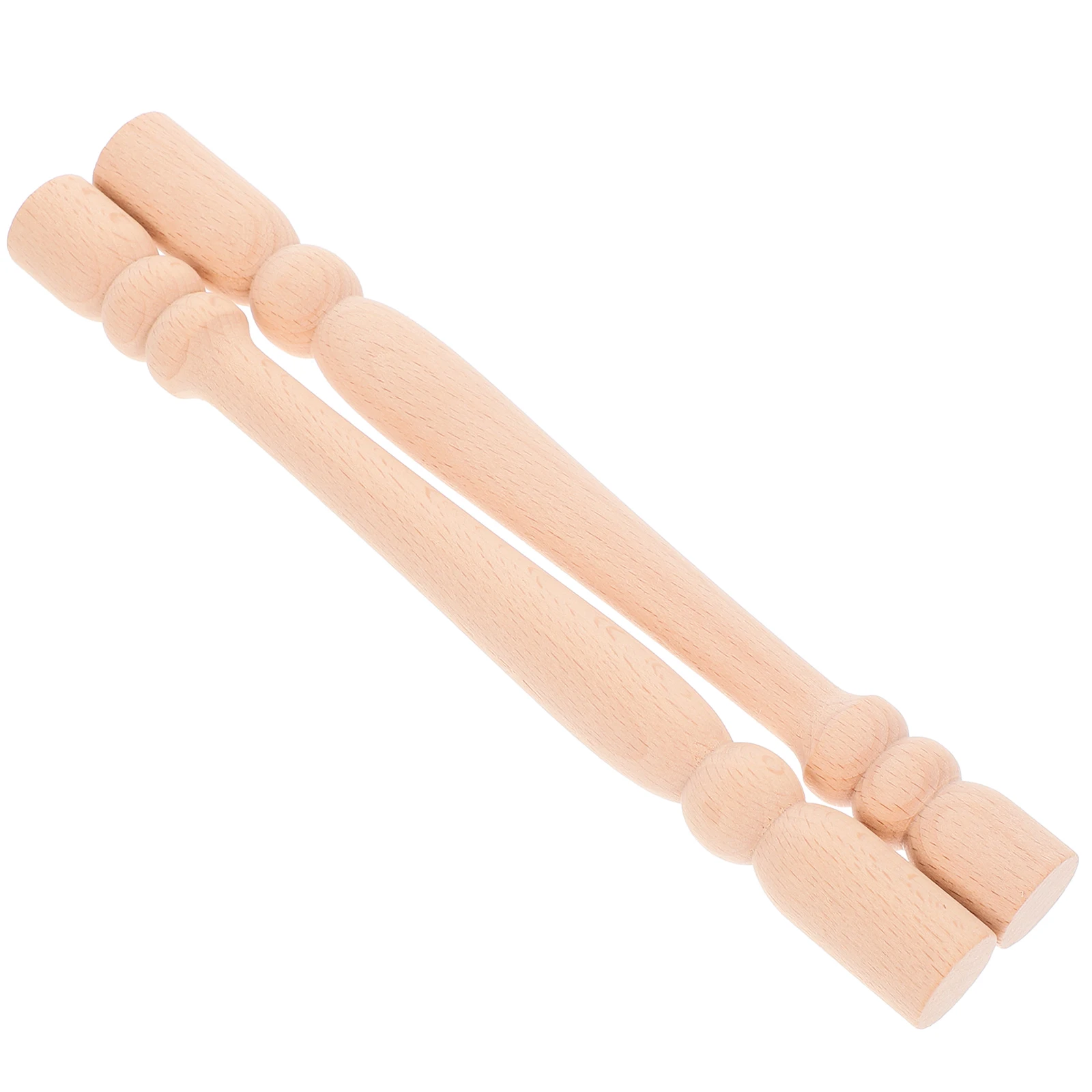 

2pcs Solid Wood Decorative Columns Mini Roman Pillars For Diy Crafts Furniture Woodworking Home Décor Staircase Balusters