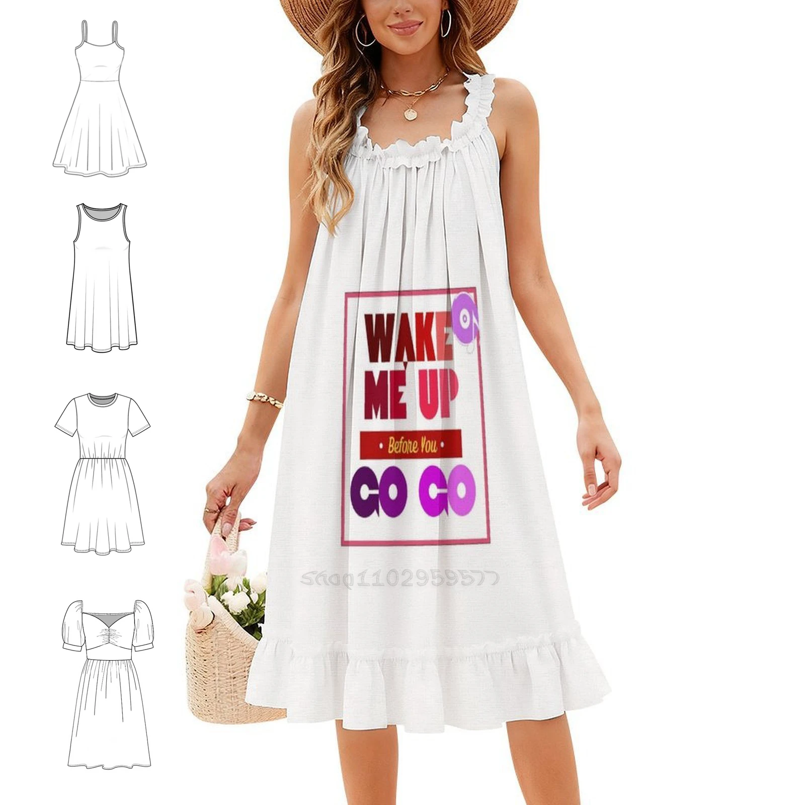 Vístete con estilo preppy y levántate antes de que te vayas. Vestido corto para mujer, corte en A, holgado, ideal para el día a día, estilo años 80, Wham, George Michael.
