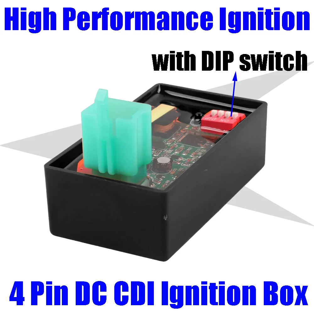 

Motorcycle RACING 4 PIN CDI Box DC High Performance Ignition UNIT for 50cc 70cc 90cc 110cc 125cc Scooter ATV Dirt Bike Go Kart