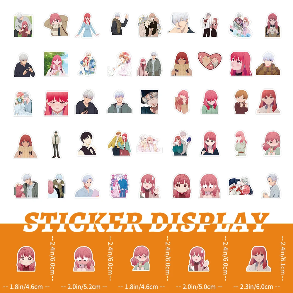 10/30/50pcs Anime A Sign of Affection Stickers Kawaii Yuki Girls Sticker Scrapbooking Phone Suitcase Laptop Decoration Decal