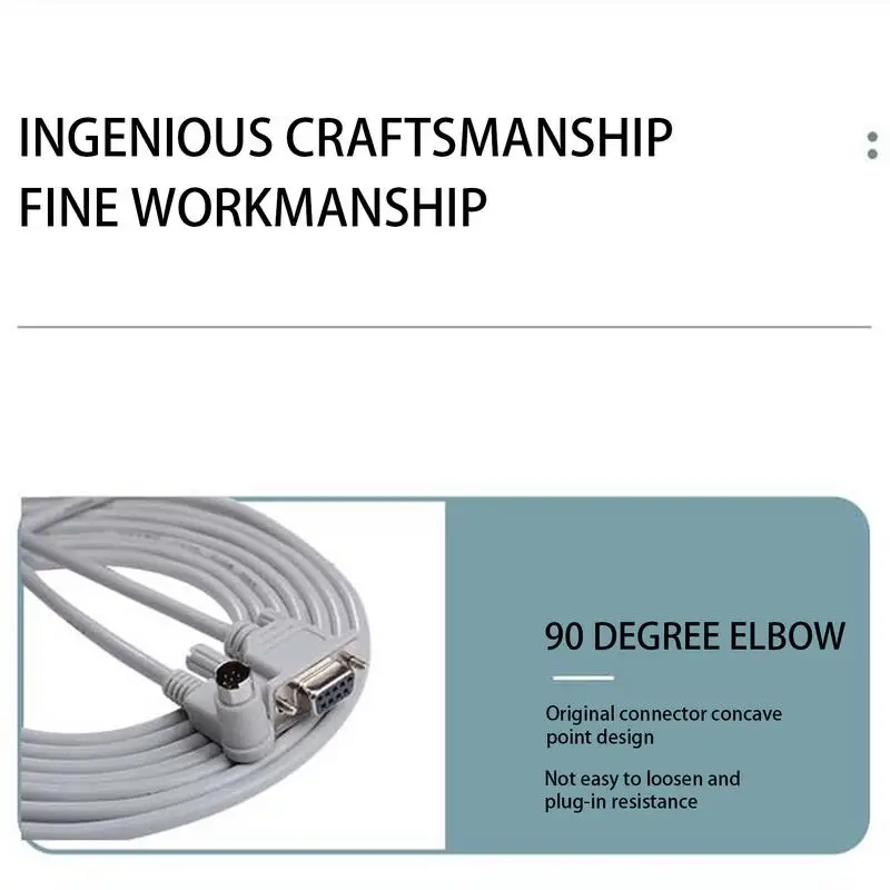 Программирующий кабель для замены, профессиональный программируемый кабель PLC, износостойкий программный кабель с луженым медным сердечником для замены