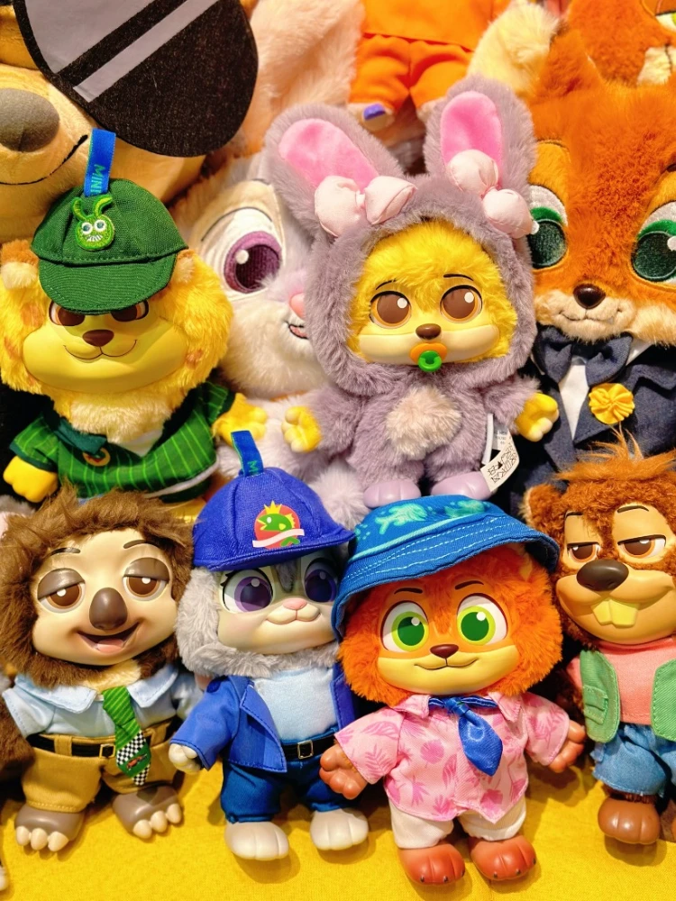 

Genuine [In Stock]New Zootopia Daily Life Series Plush Blind Box Vinyl Doll Nick Judy Anime Figure Mystery Box Pendant Toy Gift