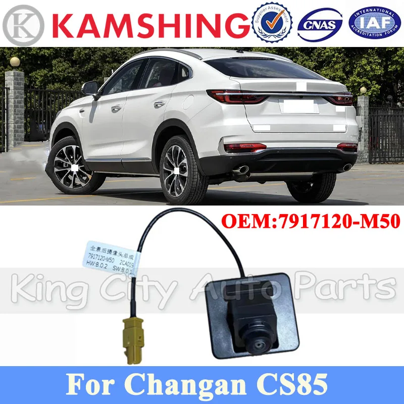 CAPQX Rear All-Round View Camera For Changan CS85 Rear Reversing Camera Rear 360 Panoramic Camera 7917120-M50