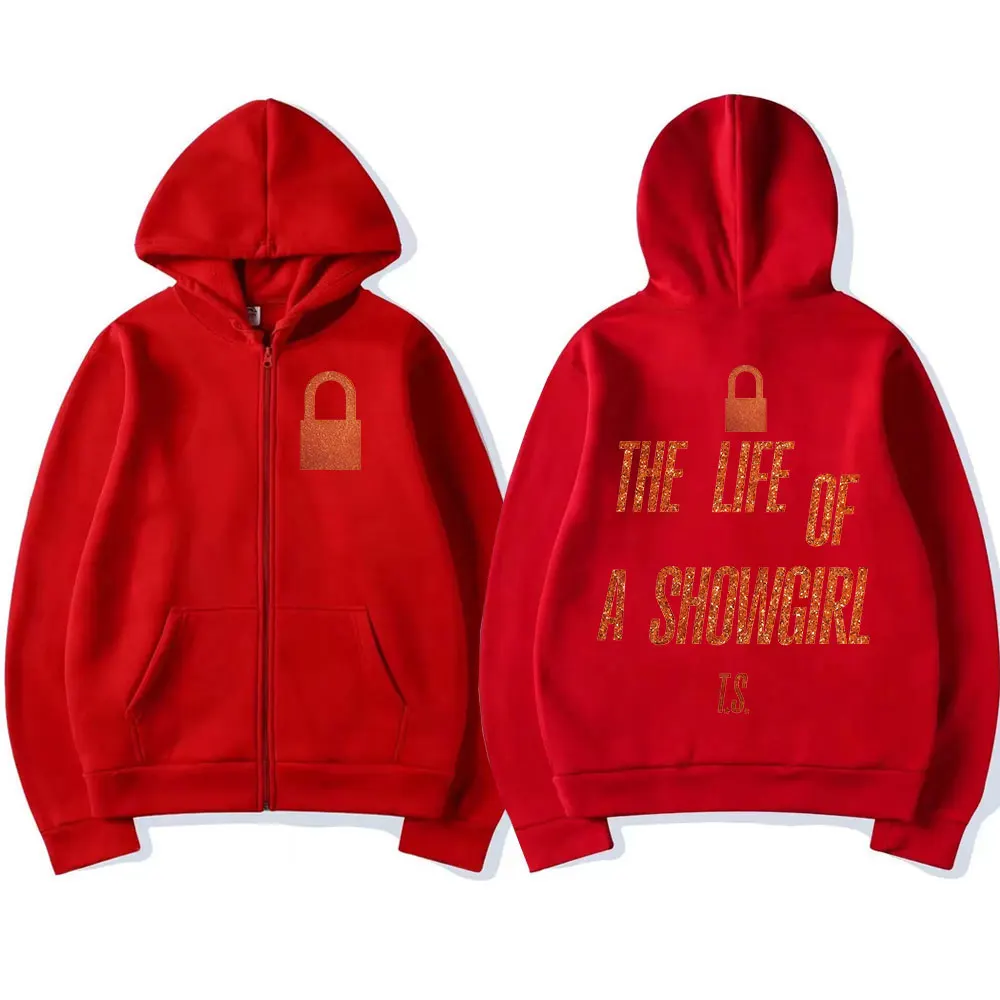 حياة فتاة الإستعراض ألبوم سستة هوديس الرجال النساء الملابس Harajuku زمم بلوزات طويلة الأكمام كنزة بغطاء رأس من الصوف معطف سترة