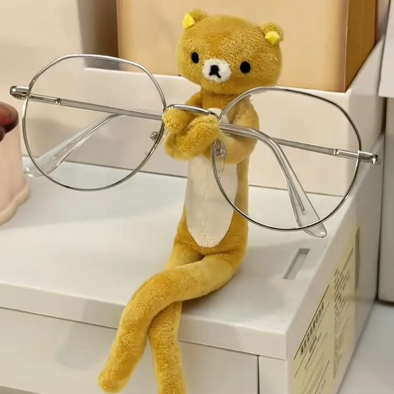 Anime Rilakkuma Long Leg Plush Toy Soft Stuffed Doll Bag Pendant Keychain Cute Gift For Women Bag Decoration Home Ornament Gifts