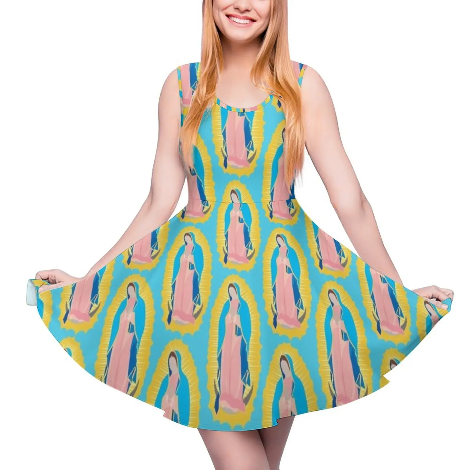 

Virgen de Guadalupe / virgin / madona / our lady Sleeveless Dress dress summer 2024 women summer dresses women 2024