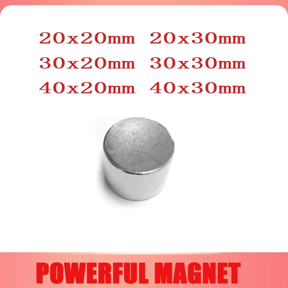 

30x20 mm Strong Cylinder Magnet 40x30 mm Round Magnets 40x20mm For Home Refrigerators, Offices DIY 30*20 mm 20x20 20x30 30x30