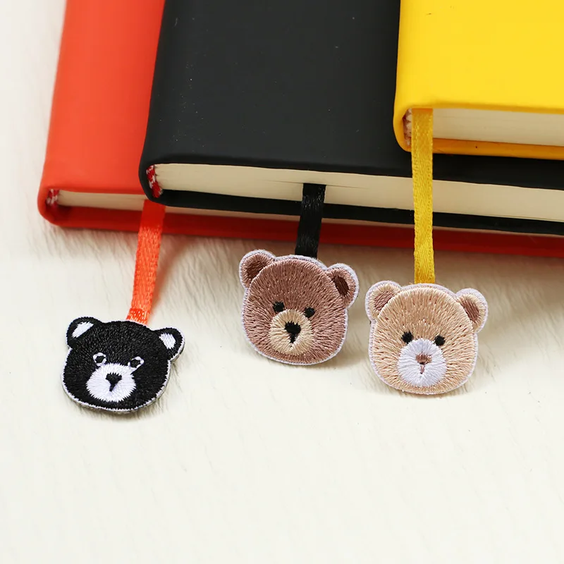 2Pcs Cute Cartoon Bear Embroidered Patches for Clothing Patches for Clothes Embroidery Patch Anime Sports Shoes Patch Adhesive