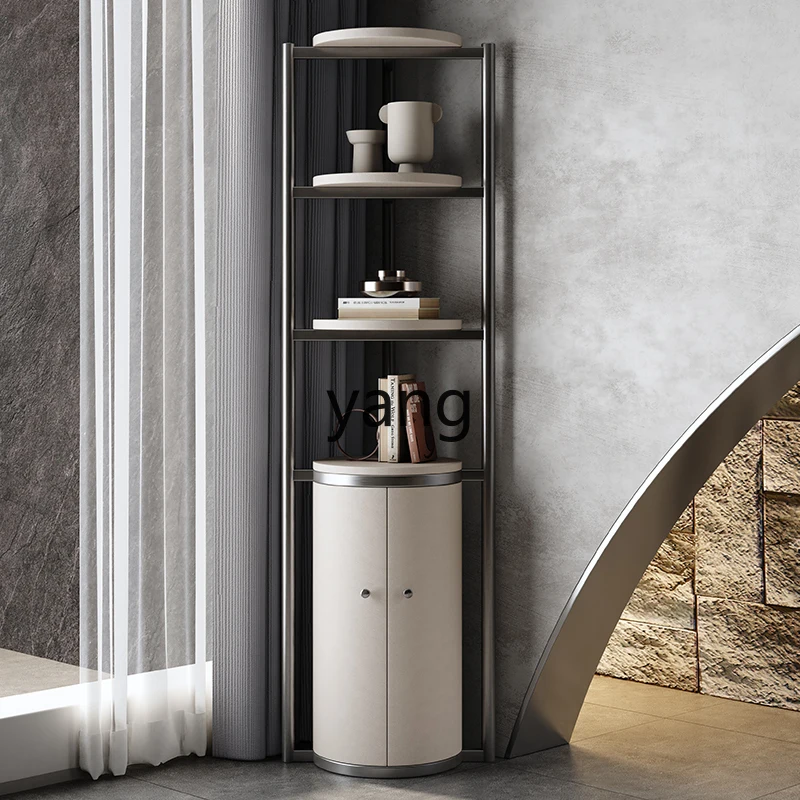 LMMlarge-capacity triangular cabinet corner wine cabinet rack corner storage