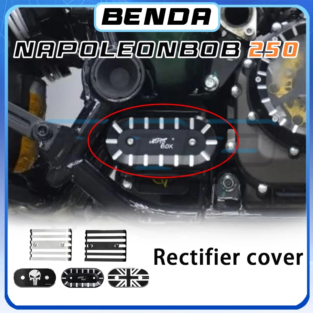 Cubierta decorativa de acero inoxidable del lado derecho BENDA NAPOLEON BOB 250 malla protectora rectificador napoleon bob 250