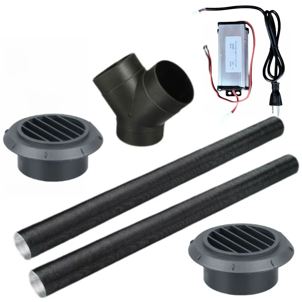 

Преобразователь напряжения для дизельных воздушных обогревателей с комплектом воздуховодов 75 мм, 230В в 12В, для гаражей и караванов