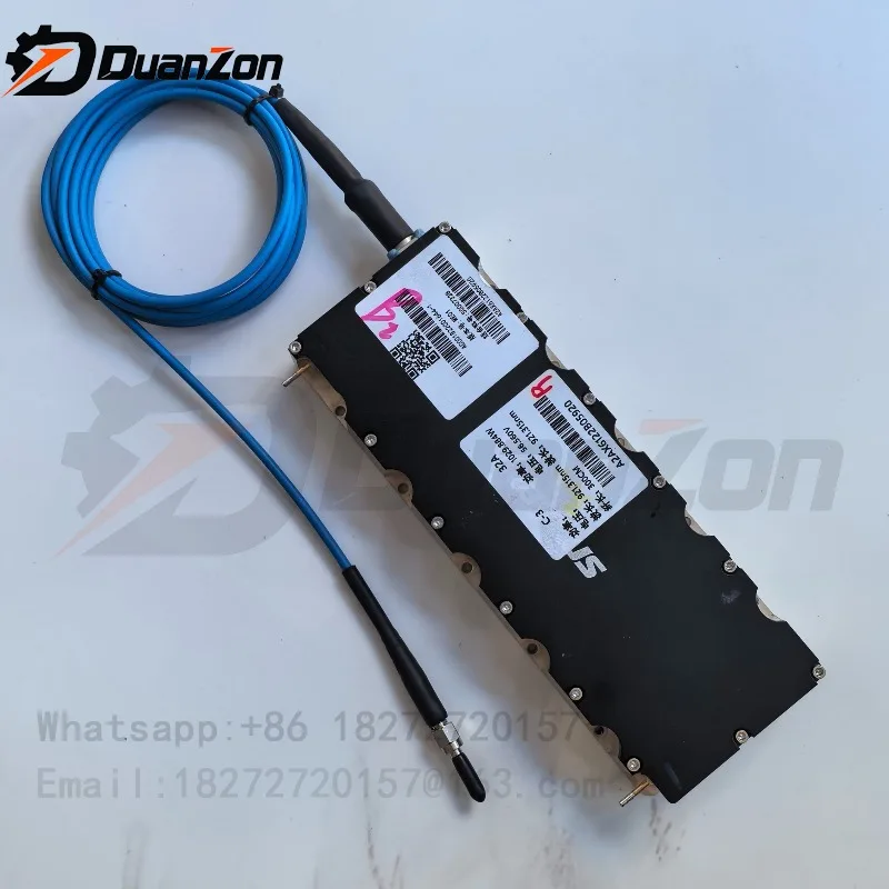 Disassemble the machine - modify the laser module 1000W Rayco armored SMA905 connector, which can cut 2mm stainless steel iron