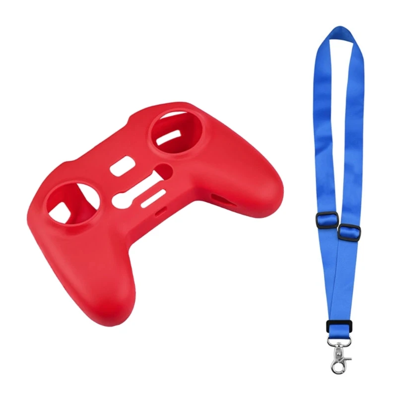 Adjustable Neck Belt Remote Controller Lanyard Strap/Silicone Case for Avata 2 0XLA