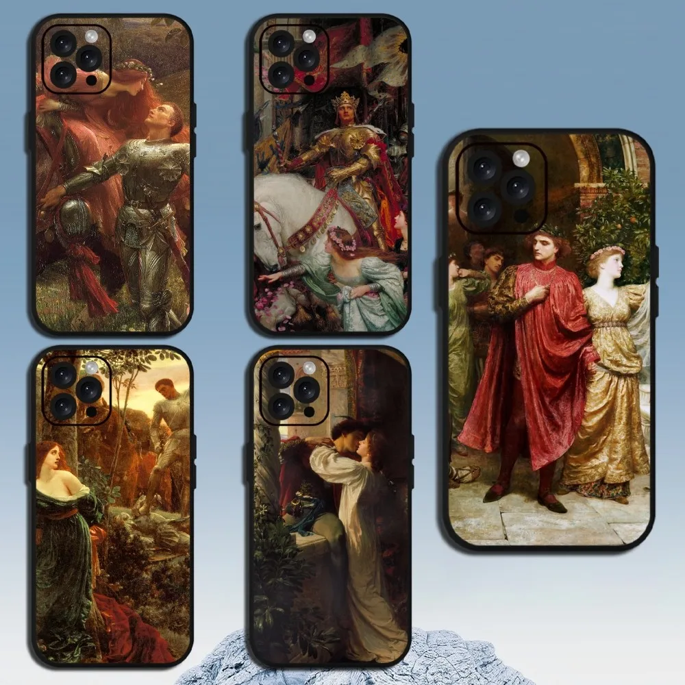 Art Sir F-Frank Dicksee  Phone Case  For Samsung Galaxy S24 S23 S22 S21 S20 Ultra Plus S20FE FE Cover