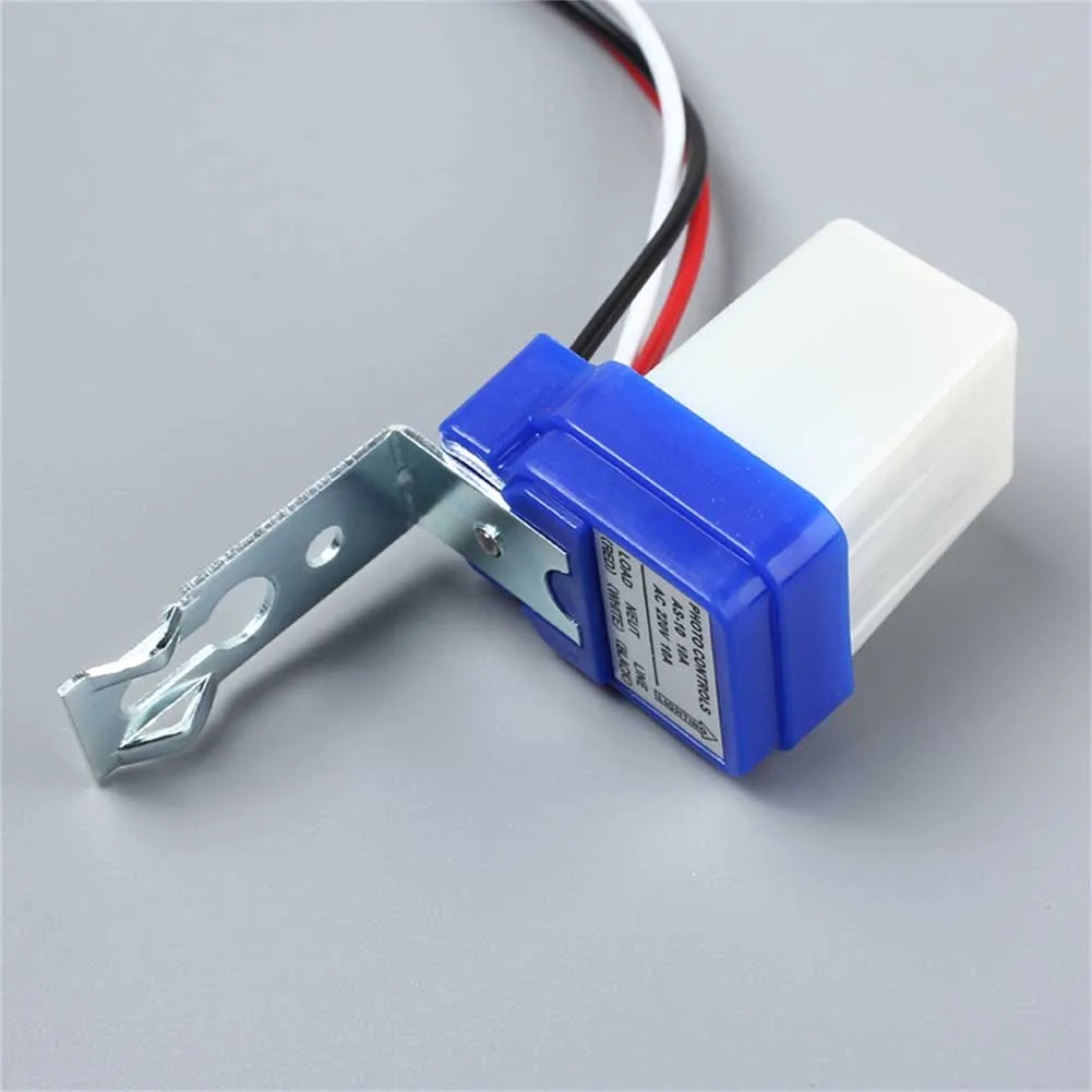 12V AS10 Light Sensor Switch for Outdoor Lighting Automatic On/Off Control for Streetlights Pathways and Porch Lights
