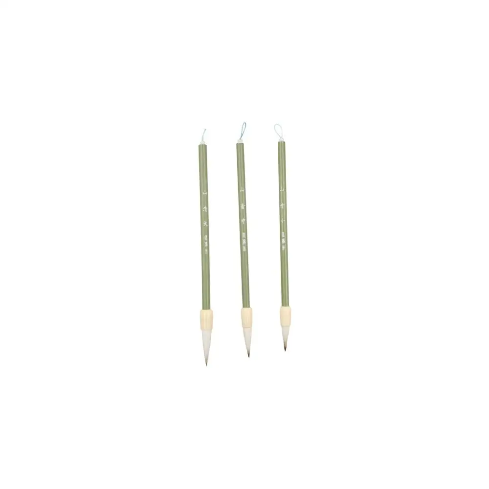 Calligraphy Brush Art Paint Brush Oil Painting Chinese Brushes Script Writing Brush Wooden Handle Wolf Hair