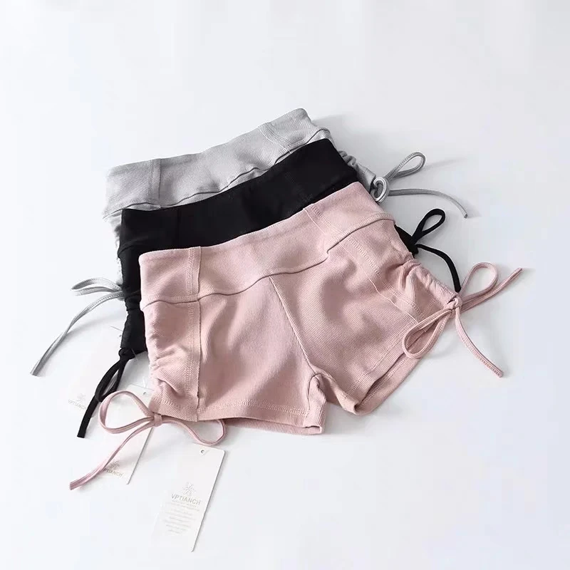 Pink Yoga Pants Women's Spor High Waist Cheeky Butt Teaded Tummy Control Dstring ort orts Casual Straight Leggings