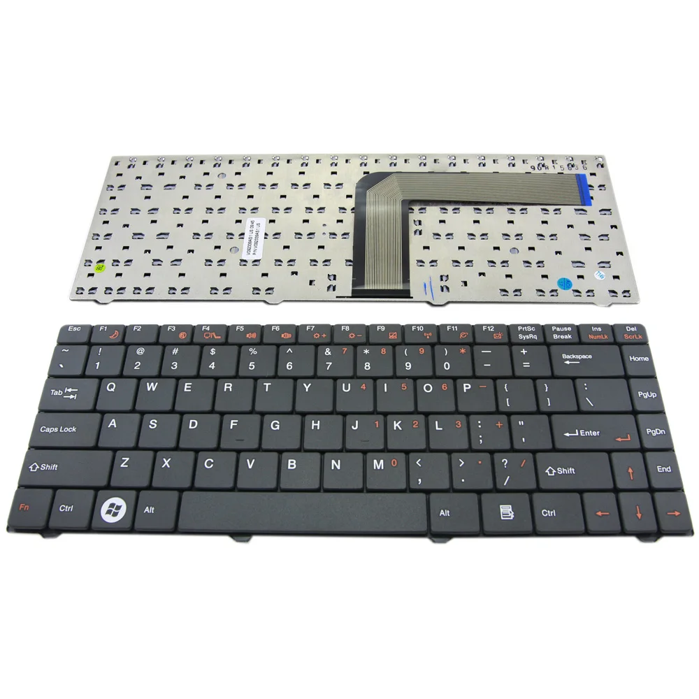 لوحة مفاتيح كمبيوتر محمول أمريكية جديدة لأجهزة الكمبيوتر المحمول Teclado Cce Wm52c T52c T31 J95 Intelbras I22 I210، HASEE F233 Advent 5612 أسود - V 092339 AS1