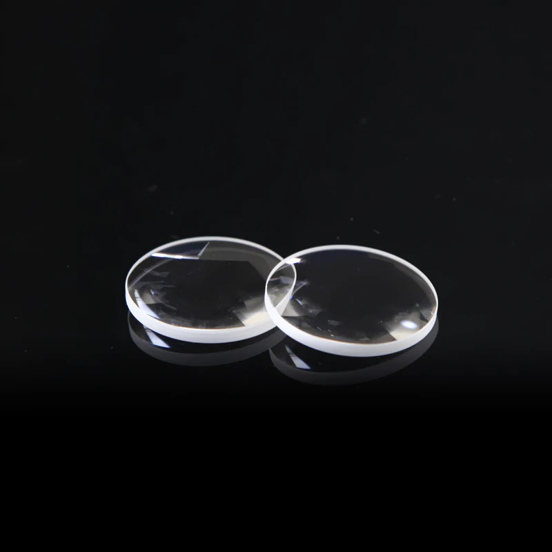 Diameter 12mm, Focal Length 15.2mm Biconvex Lens, Thickness 3mm, H-K9L Glass Material, No Coating, Optical Physics Experiment