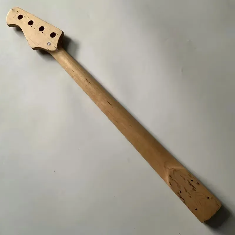DN654 Original and Genuine Artist 4 Strings Electric Bass Unfinished Bass Neck 1 Frets Missed with Damages But Works Well