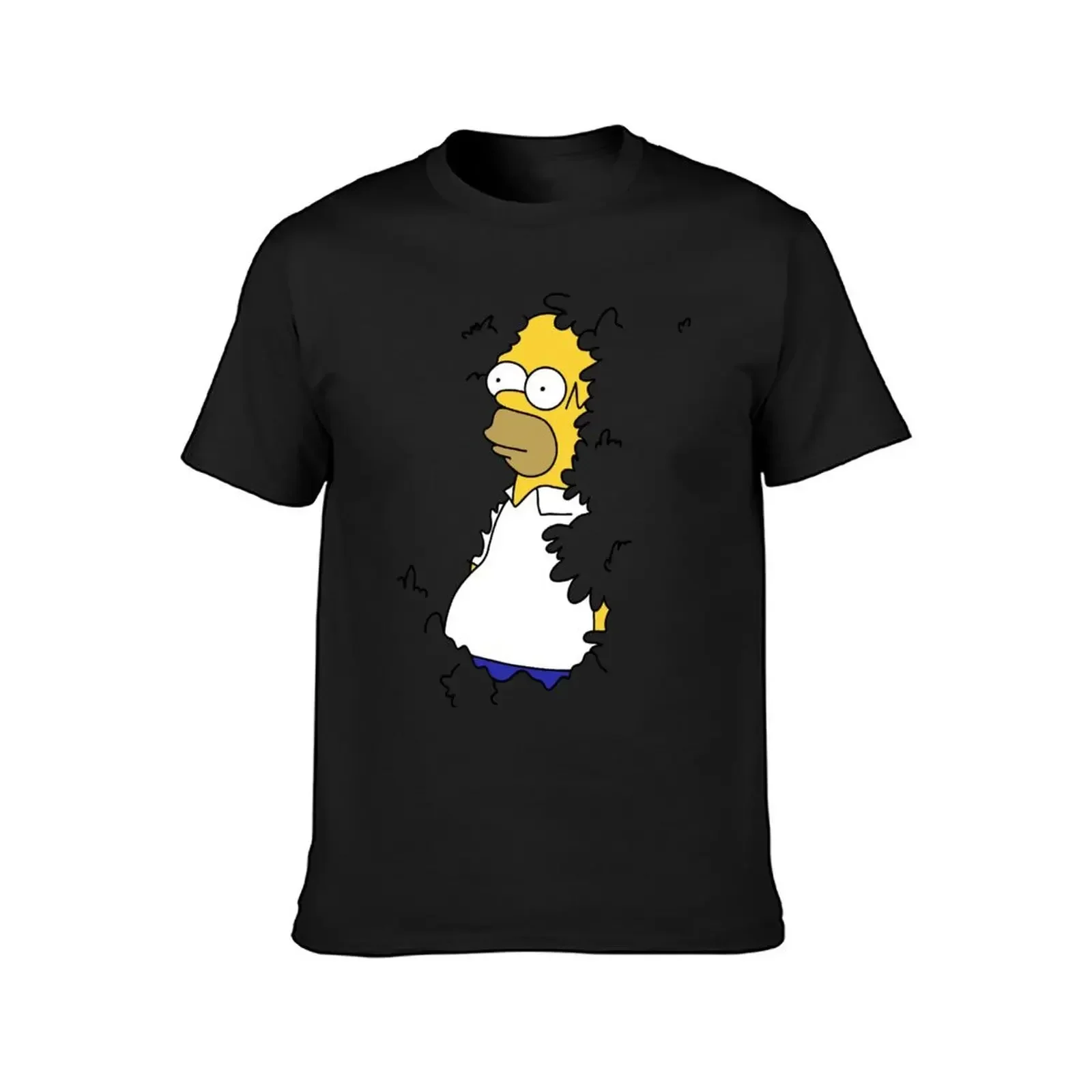 Homer In Hedge Meme Classic T-Shirt oversized Short sleeve tee plain Men's t-shirt