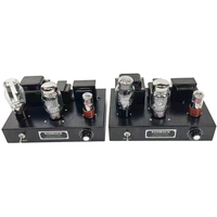 SUNBUCK KT88 6SN7 5U4G 2.0 Stereo 12W Single Ended Class A Split Vacuum Tube Amplifier KT34 Electron Tube Amplifier Audio