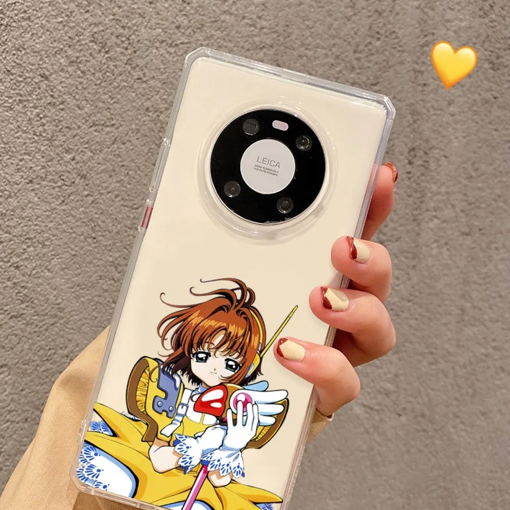 Card Captor Sakura Phone Case for Samsung S10 20 22 23 A10 40 for Xiaomi10 Note10 for Huawei P50 20 Honor60 70