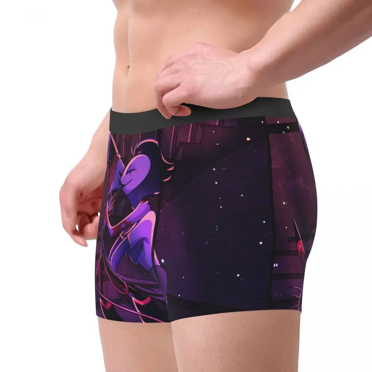 Helluva Boss Blitzo Adult Animation Kiss Underpants Breathbale Panties Man Underwear Comfortable Shorts Boxer Briefs