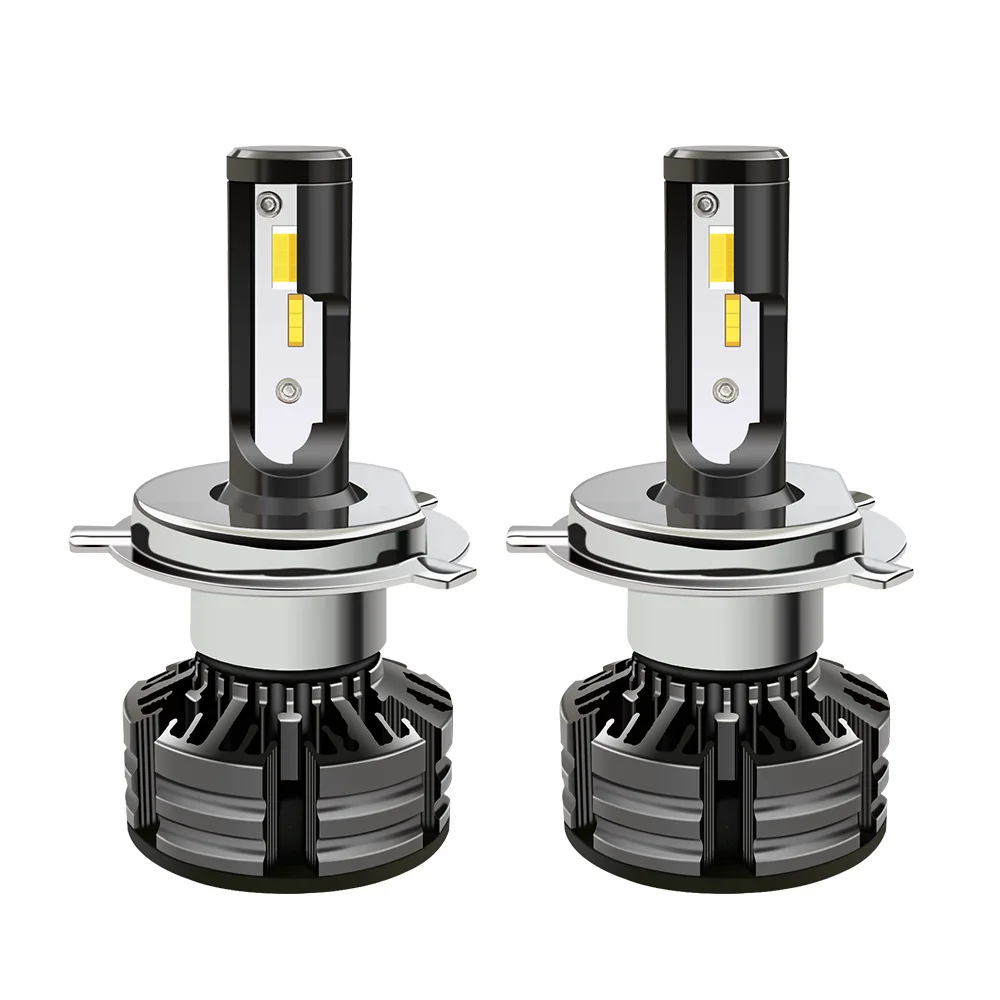 

Car LED Headlights Three-color Headlamps H4H7H11 Multi-models Near And Far One CSP Lamp Bead 12V28W Universal 3000K 4300K 6000K