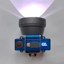 IP68 Mergulho Segurança Farol, Mina Luz, Caverna Exploração, Lâmpada Forte para 5200 mAh Bateria De Lítio, 20 Horas De Trabalho