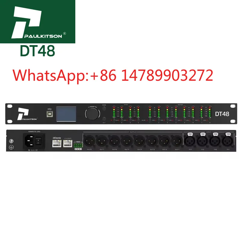 4/8 Channel FIR DSP Effects Processor Metal Shell Professional Stage Audio Unit