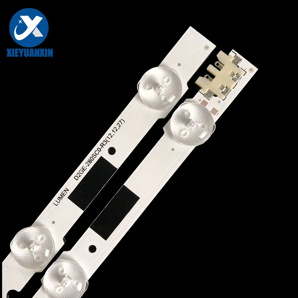 4 pz 558mm 8 LED retroilluminazione TV per Samsung 28F D2GE-280SC0-R3(12.12.27) HG28EB675 UE28F4000 HG28EB670 muslimate