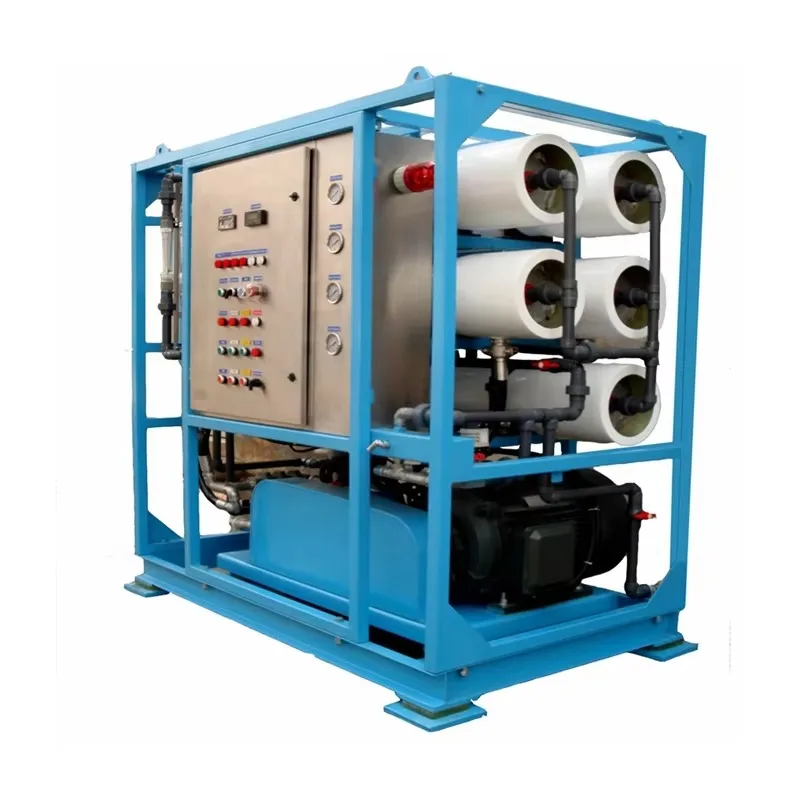 

Automatic Portable Water Treatment Plant Ro Reverse Osmosis System Seawater Desalination Equipment