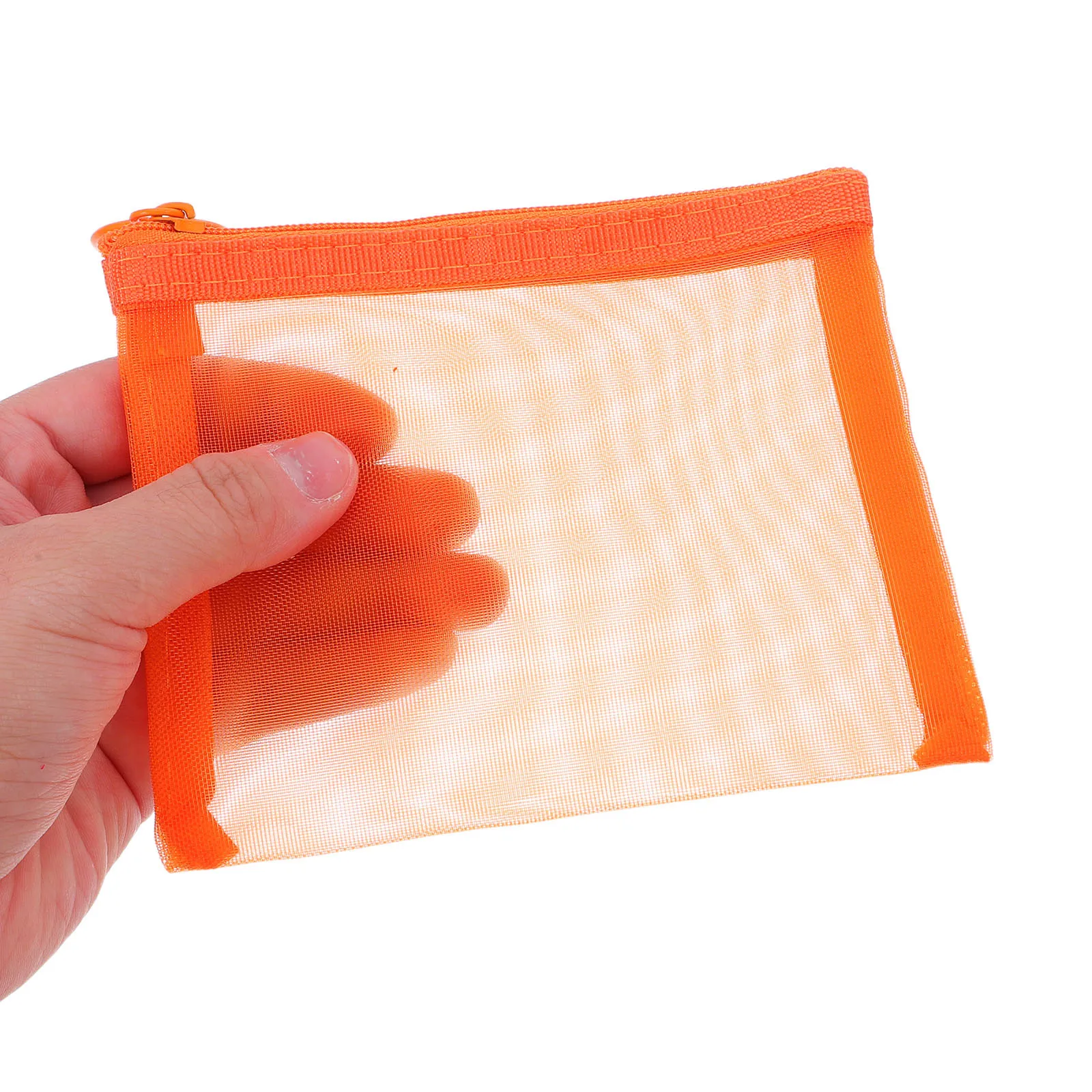 

8Pcs Clear Mesh Makeup Bags Compact Small Zipper Pouches Travel Organizer for Lipstick Brushes Accessories on The Go