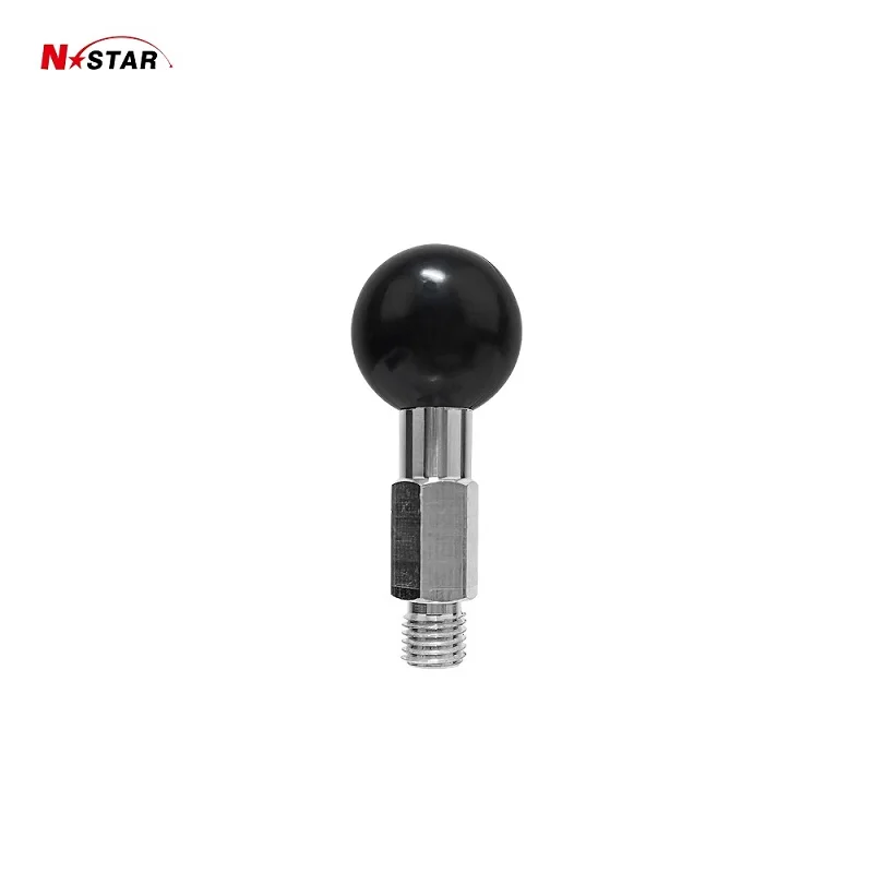 1'' Ball Adapter M10 X 1.25 Threaded Post Motorcycle Phone Holder Rearview Mirror Mount Extended M10 Ball Adapter for Ram Mount