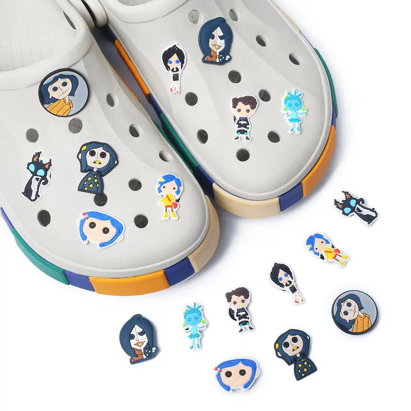 MINISO 1pcs Disney Ghost shoes Charm for shoe singer original decoration sandals Bihota accessories accessories for ch