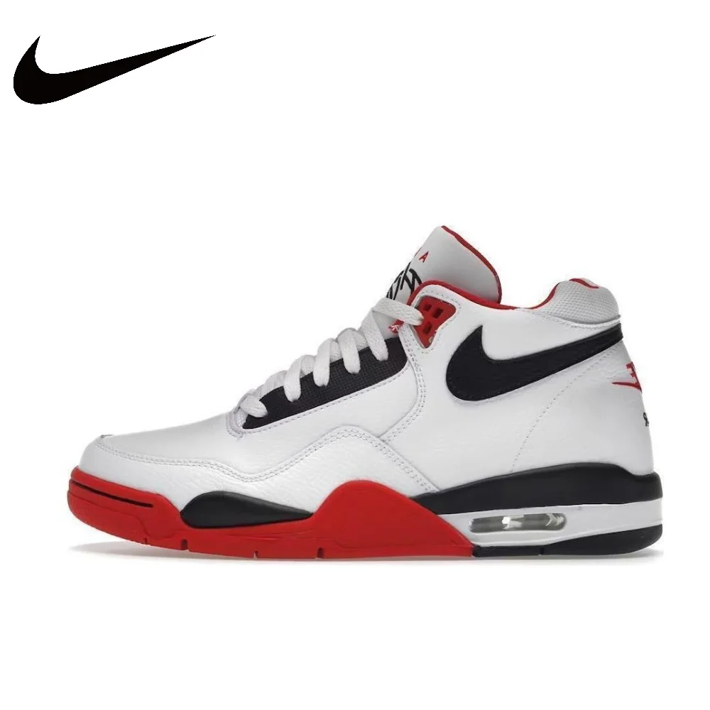 

NIKE Flight Legacy men's shoes mid-top air cushion wear casual basketball sneakers