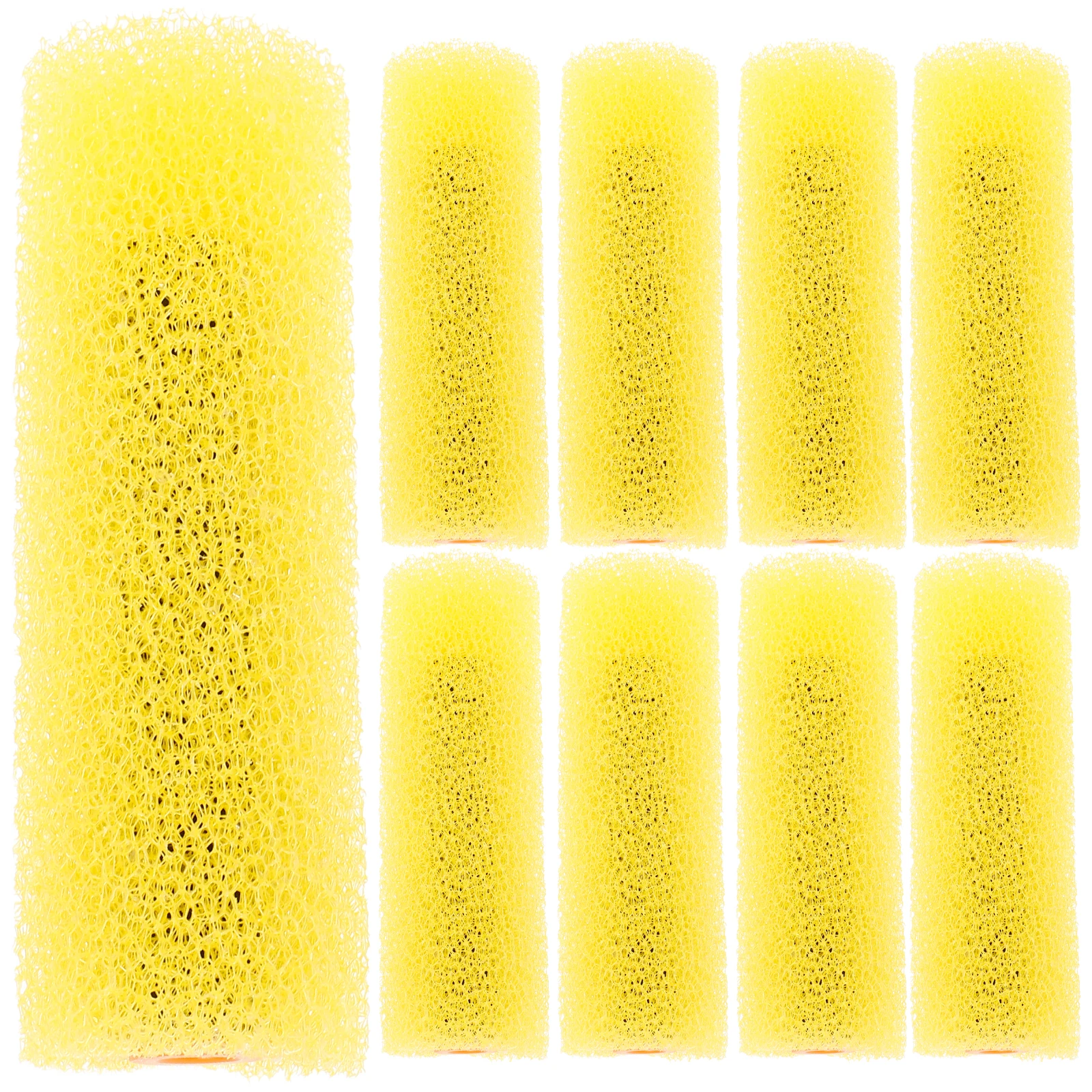 

10 Pcs Inch Embossing Roller Brush Foam Paint Corner Tool Sponge Covers Frame Paint Rollers Wall Painting House Supplies