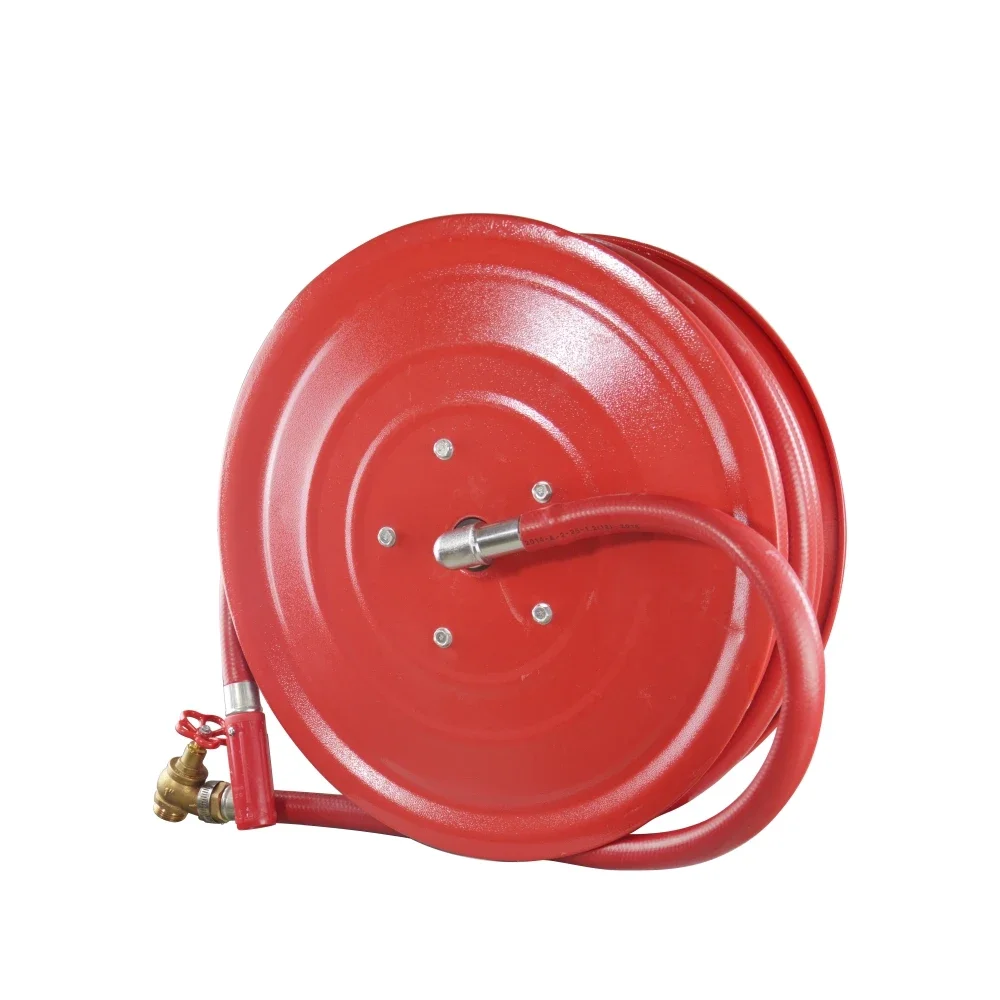 

China Factory Flexible Adaptable Red Wall Fire Hose Reel