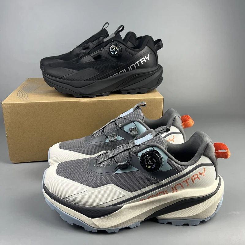 

Comfortable Anti-Slip Walking and Jogging Shoes for Men and Women Quick-Lacing Unisex Hiking and Mountaineering Boots
