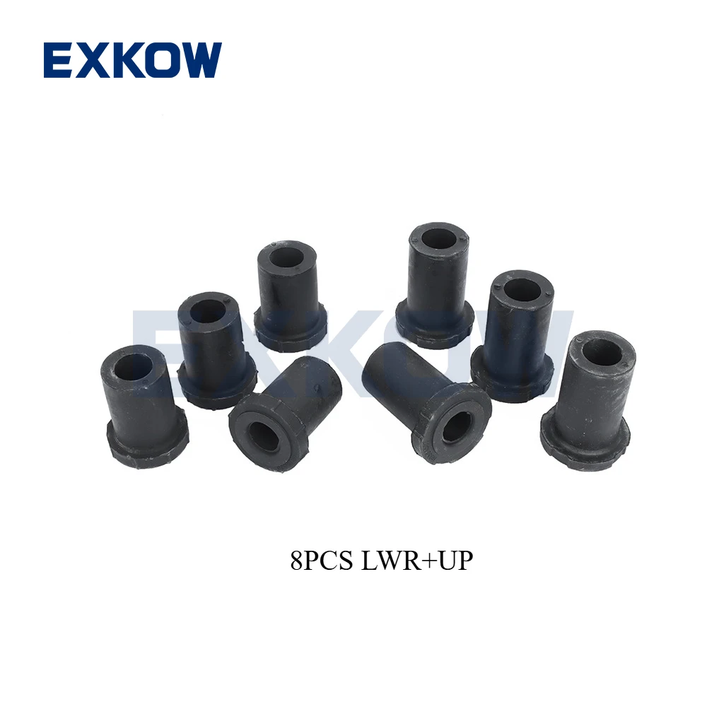 

8PCS LWR+UPR Rear Suspension Spring Bushings for Mitsubishi Delica Space Gear PA3 PB3 PB5W PC3W PC5W L300 L400 MB584531 MB584530