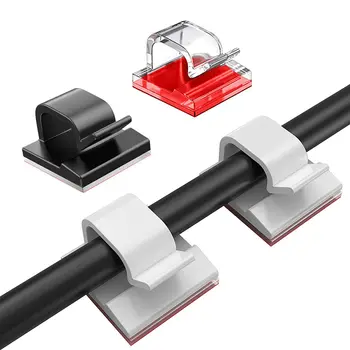 線纜整理夾 繞線器 線纜保護器 USB線管理黏鉤 桌面夾 適用於汽車耳機滑鼠 8 最佳銷售 電線隱藏器 - №8