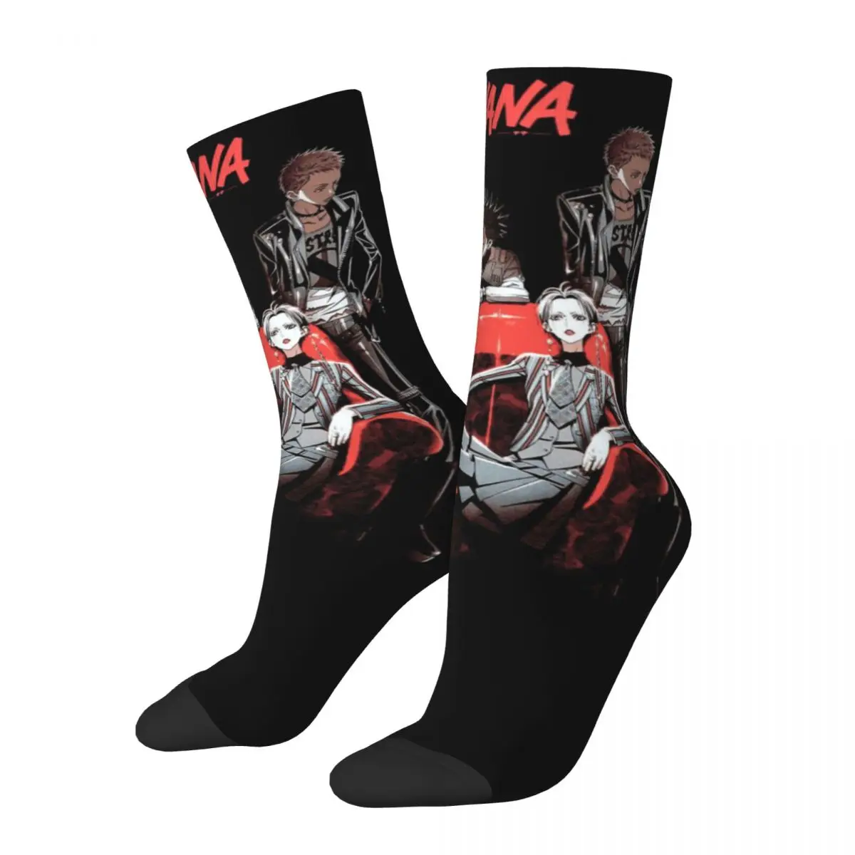 3D printing cosy Unisex Socks,Running Manga Nana Osaki Interesting Four Seasons Socks