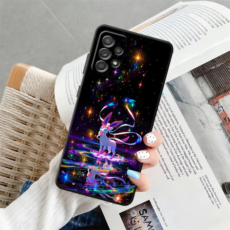 P-PokemonS Umbreon Sylveon Phone Cover Case for Samsung Galaxy A17 A12 A36 A26 A24 A20s A27 A52 A15 A51 A71 A13 A14 A34 A73 A16 view 6