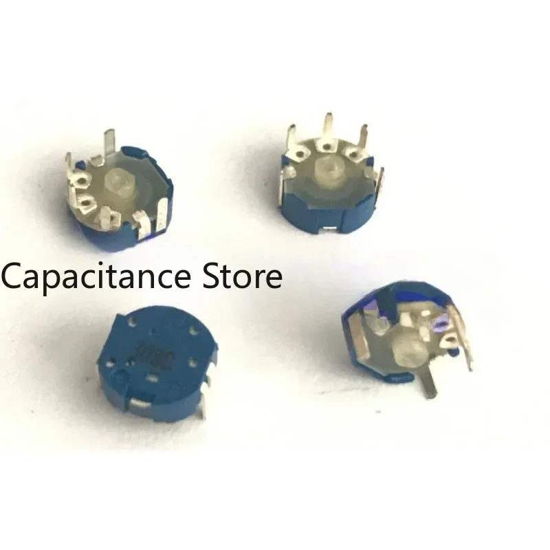 

5PCS Rotary potentiometer RK08H single-gang C30K trimmer Y8 type adjustable resistor upper bent foot