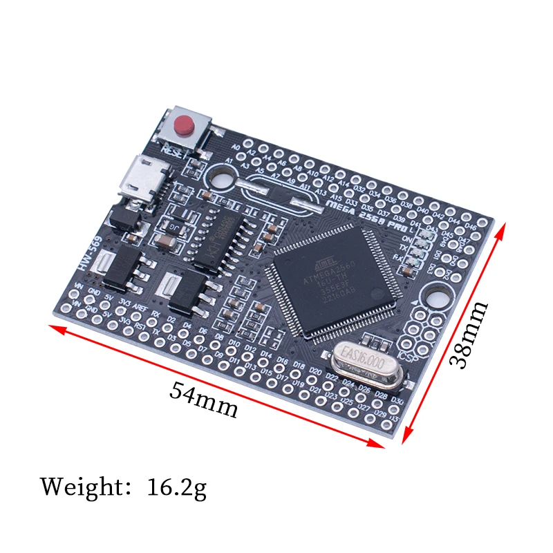 Mega 2560 PRO MINI  Micro 5V (Embed) CH340G ATmega2560-16AU with male pinheaders Compatible for arduino Mega XCW